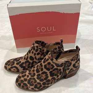 NATURALIZER Soul Cheetah Dame ankle boots-NIB